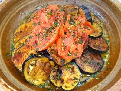 fried eggplant tajine