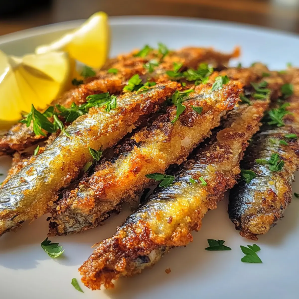 fried sardines
